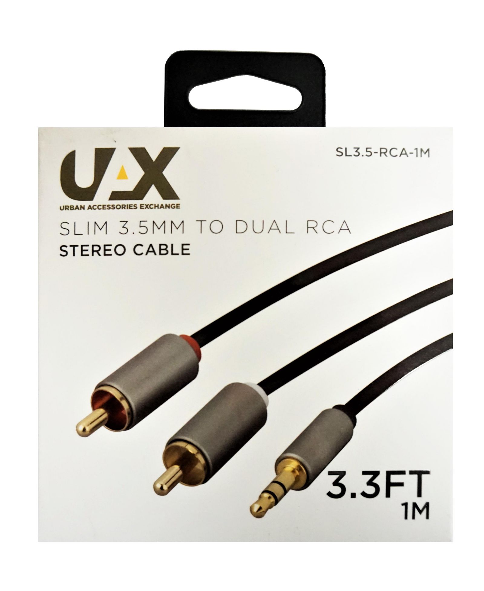 Кабель 3 ft. 3.5mm to RCA