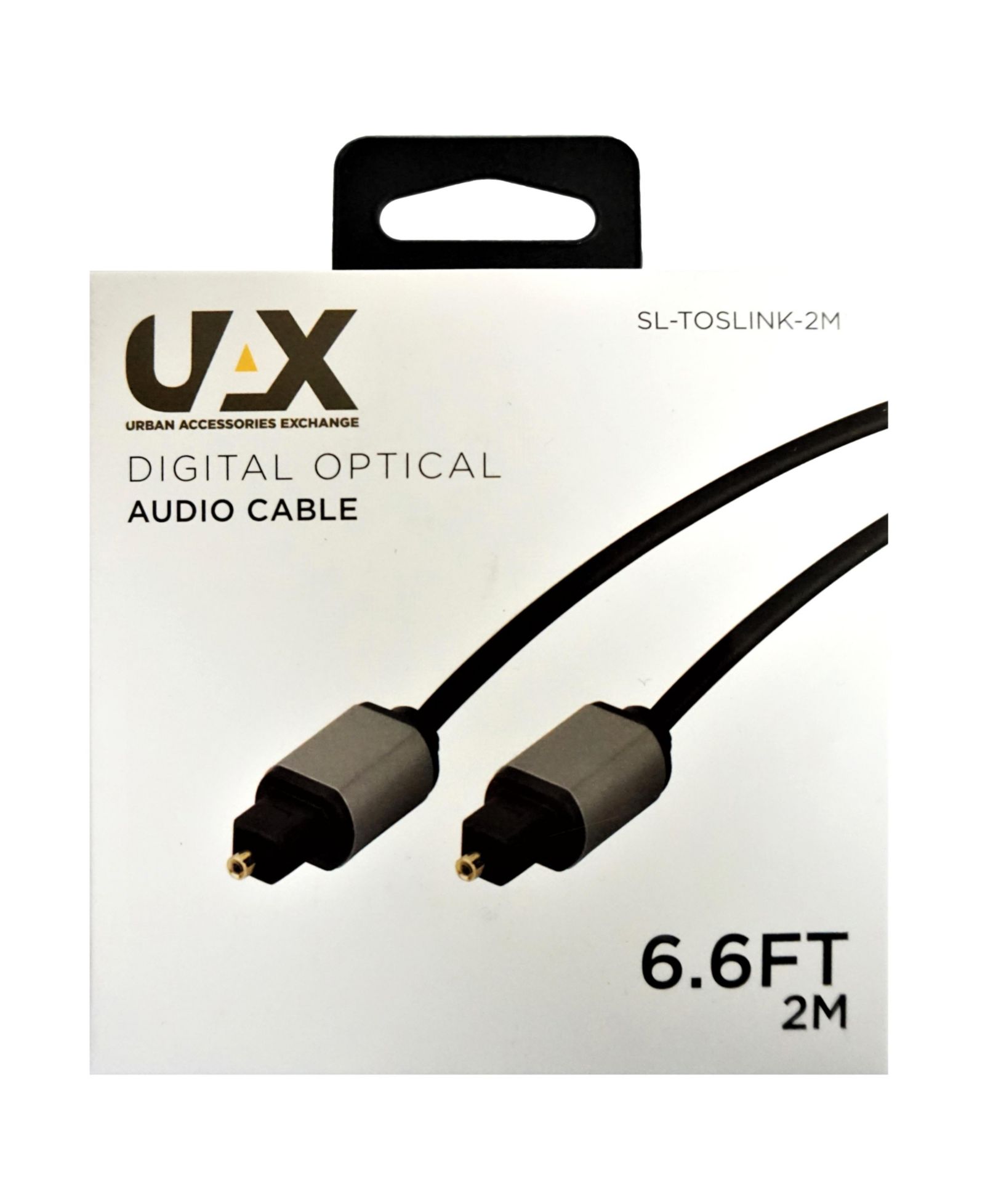 Uax Gold-Plated Optical Cable 6 ft.