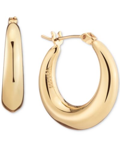 Серьги-кольца BONHEUR JEWELRY Puffed Hoop