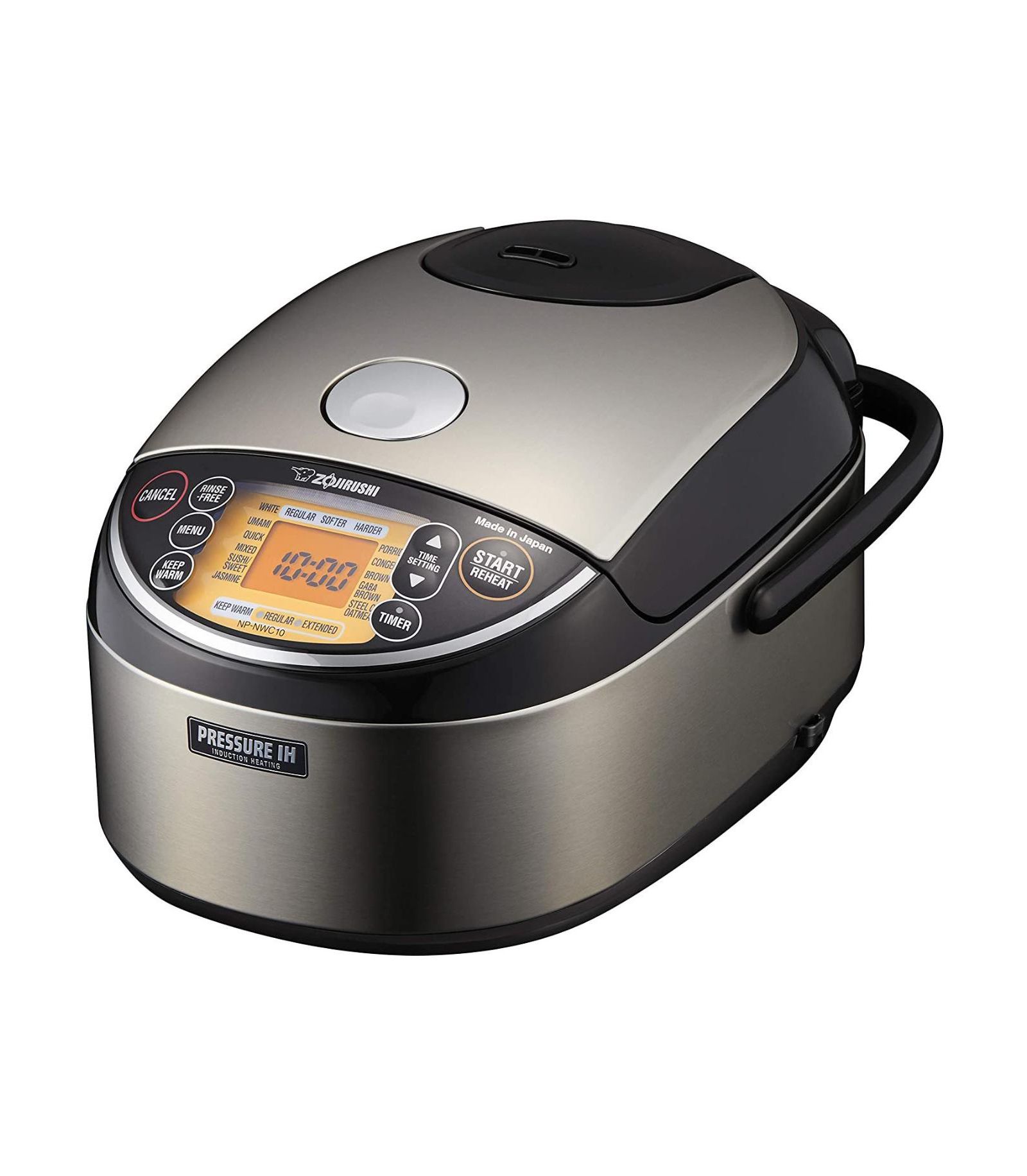 Zojirushi Np-Nwc10Xb Pressure Induction Heating Rice Cooker & Warmer (Black)