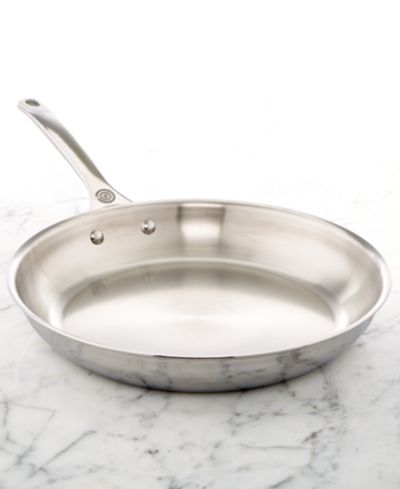 Le Creuset 12" 3-Ply Stainless Steel Frying Pan with Aluminum Core