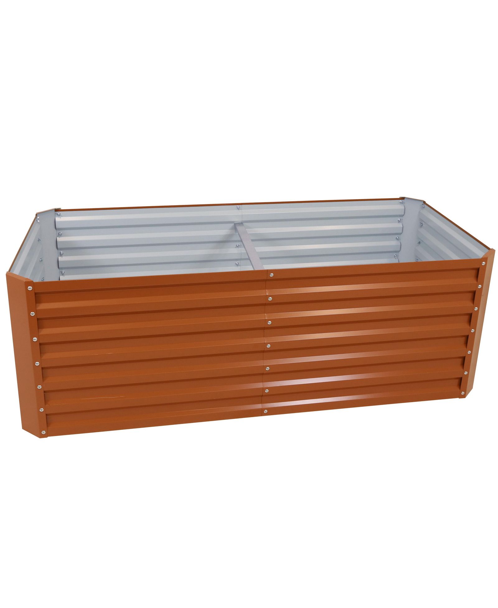 Приподнятая грядка Sunnydaze Decor Outdoor Vegetable or Flower Galvalume Steel, Rectangle, 71"
