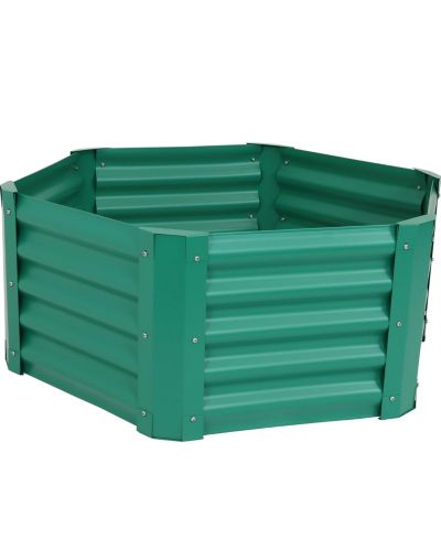 Sunnydaze Decor стальной шестиугольный садовый контейнер для растений с порошковым покрытием, 41" W x 16" Deep