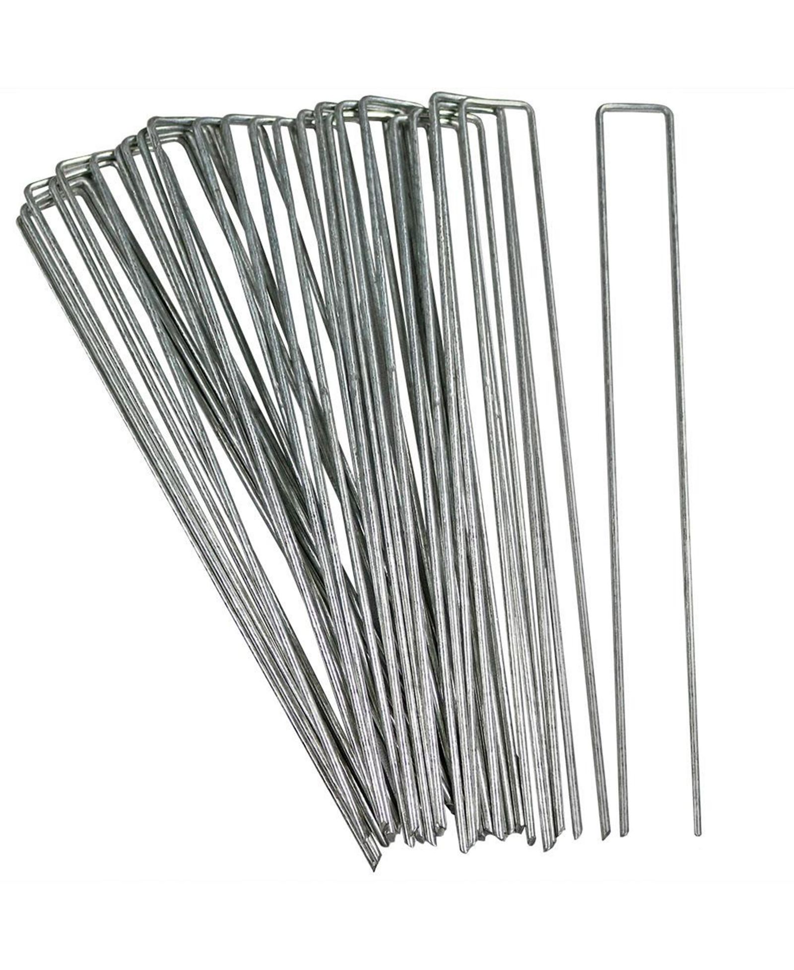 Колышки для ландшафтной ткани Sunnydaze Decor Galvanized Steel 12"