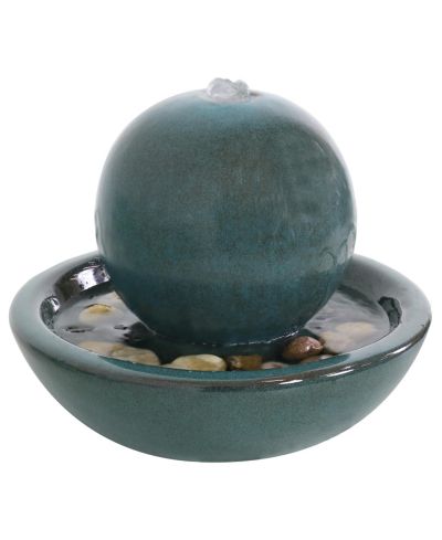 Декоративный настольный фонтан Sunnydaze Decor из глазурованной керамики 7"