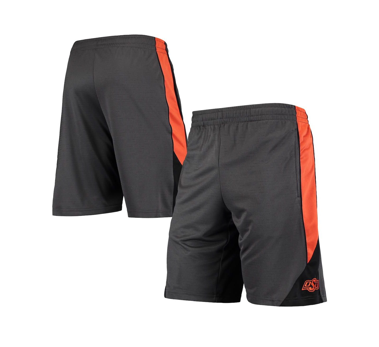 Men's Colosseum Charcoal Oklahoma State Cowboys Turnover Team Shorts
