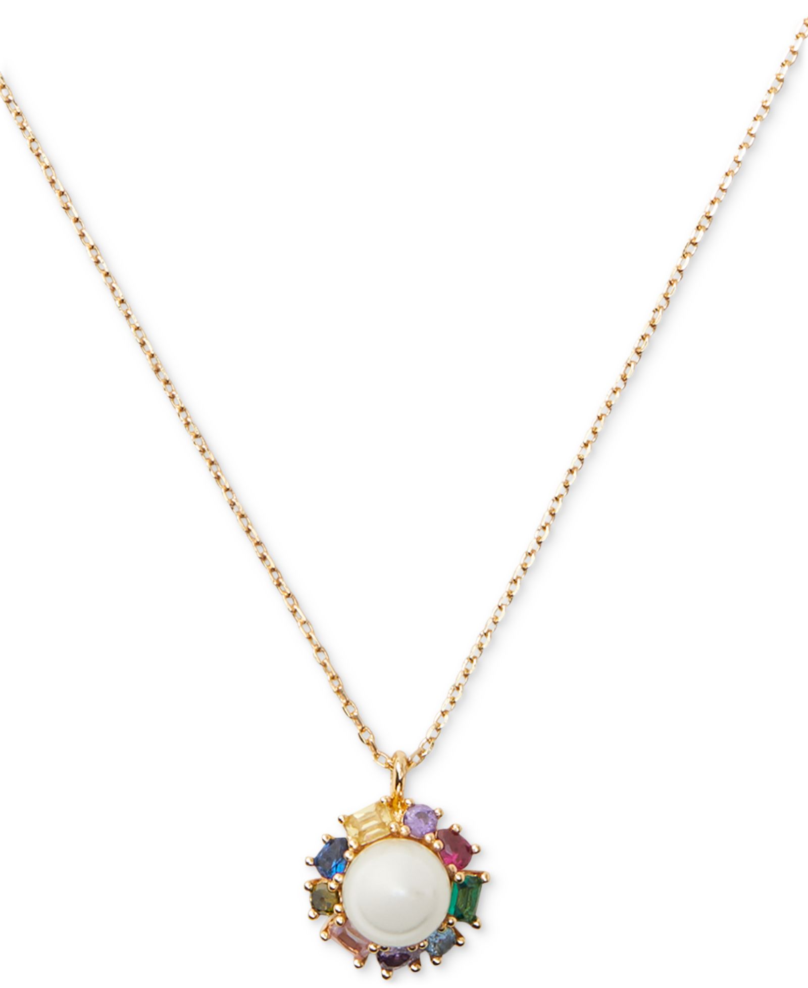 Колье-подвеска Kate Spade New York Candy Shop с имитацией жемчуга, 17" + 3" удлинитель