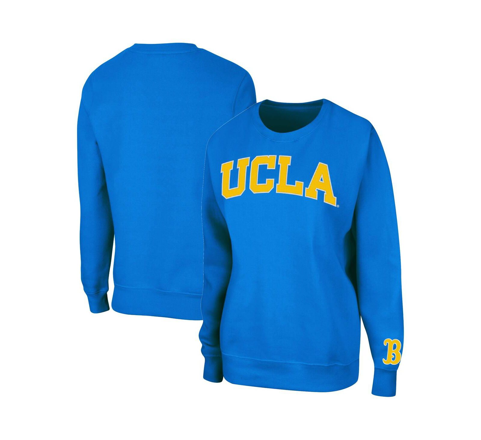 Women's Colosseum Blue UCLA Bruins Campanile Pullover Sweatshirt