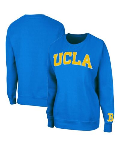 Women's Colosseum Blue UCLA Bruins Campanile Pullover Sweatshirt