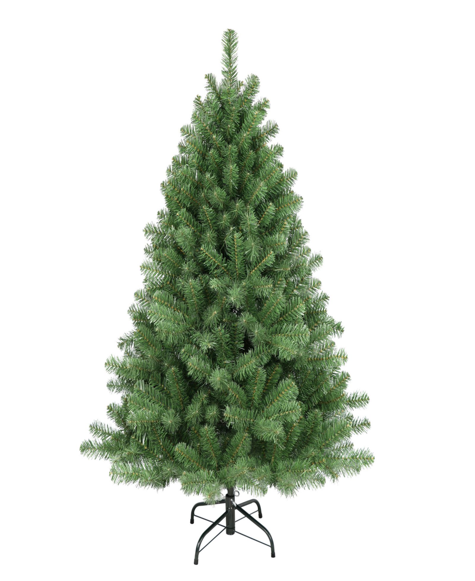 Puleo Vermont Spruce Artificial Christmas Tree with Stand, 4.5'