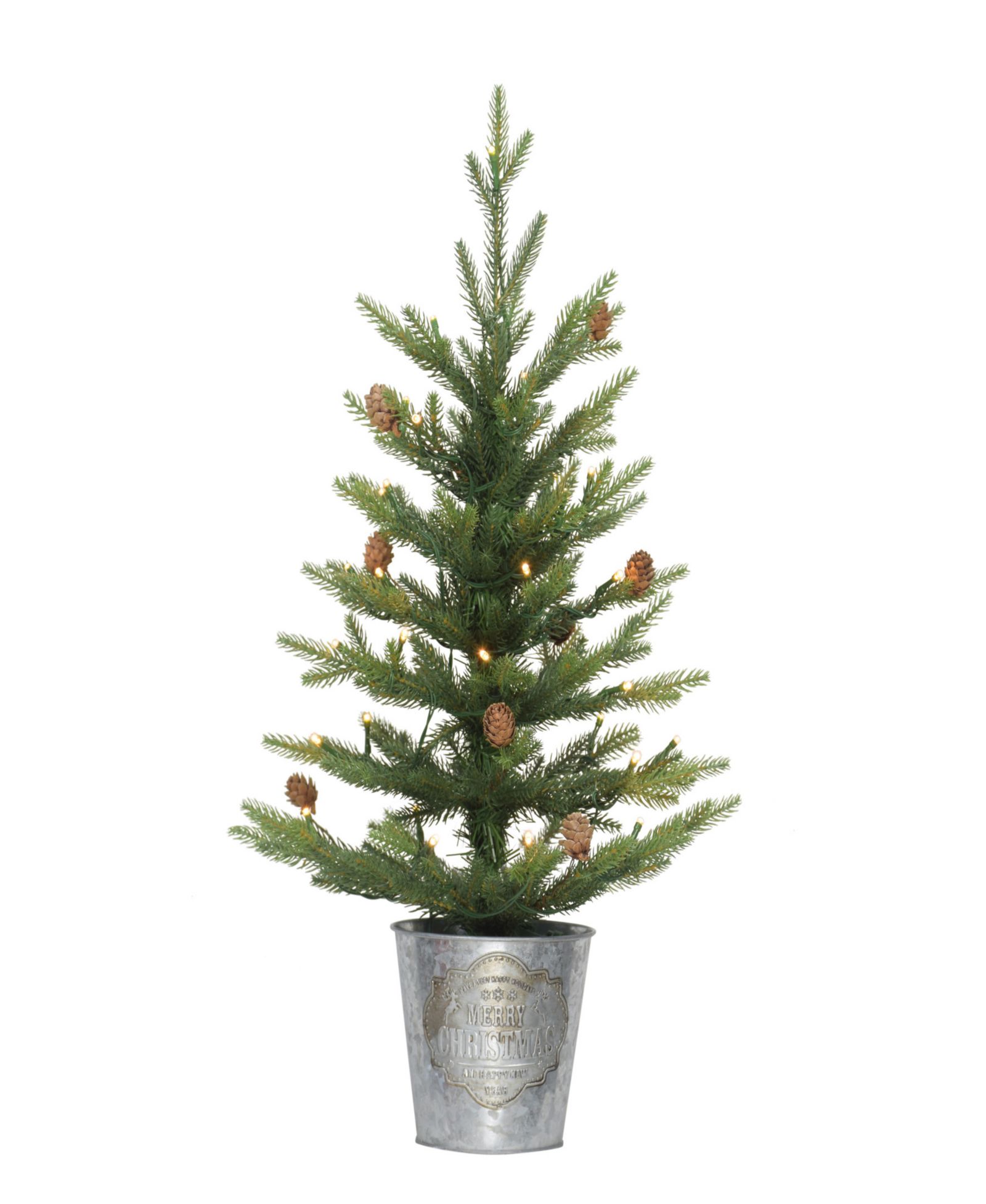 Puleo 2FT Pre-Lit Table Top Artificial Christmas Tree