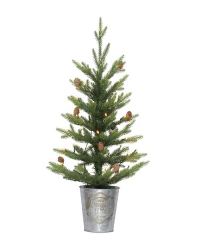 Puleo 2FT Pre-Lit Table Top Artificial Christmas Tree