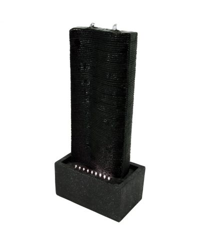 Декоративный уличный фонтан Sunnydaze Decor Electric Polyresin Rippling Tower Column с подсветкой