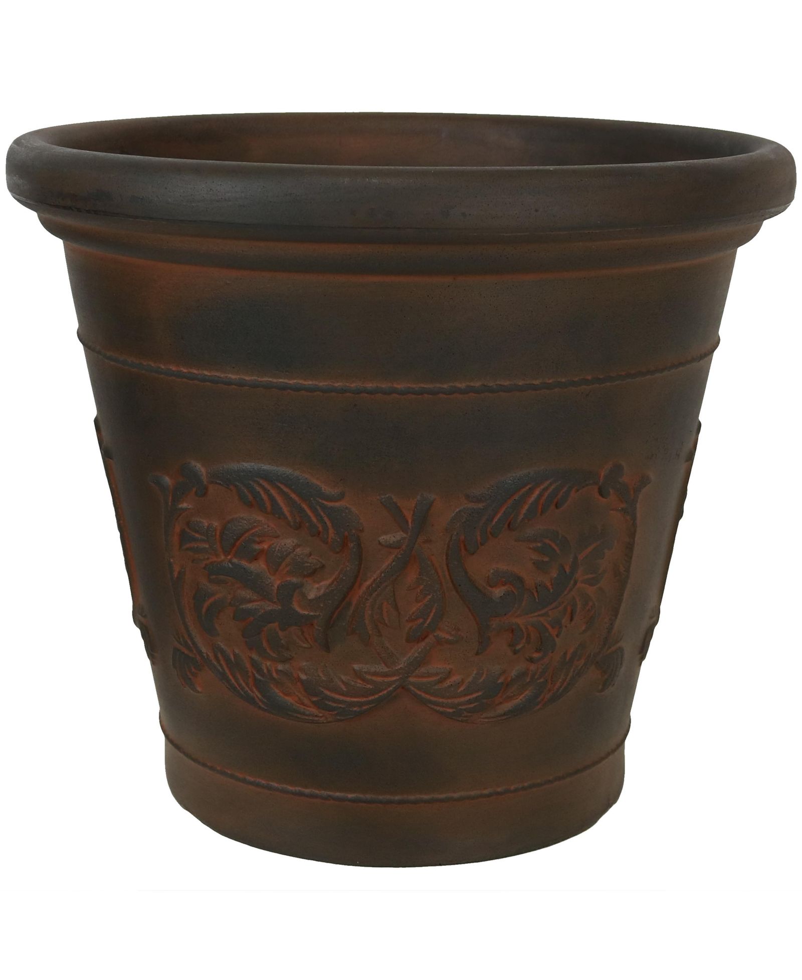 Sunnydaze Decor 16" Weather-Resistant Double-Walled Arabella Flower Pot Planter