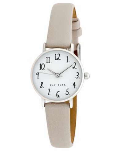 Rae Dunn Женские часы Megan Gray с полиуретановым ремешком, 26mm