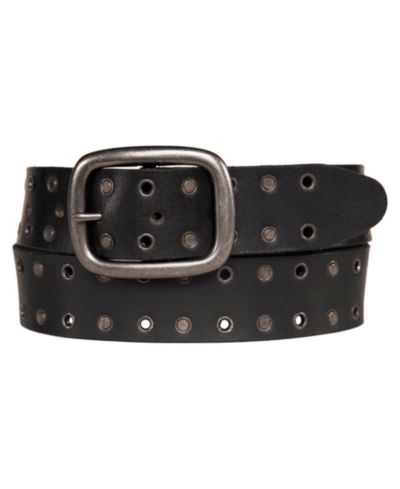 Мужской кожаный ремень Lucky Brand Grommet and Stud