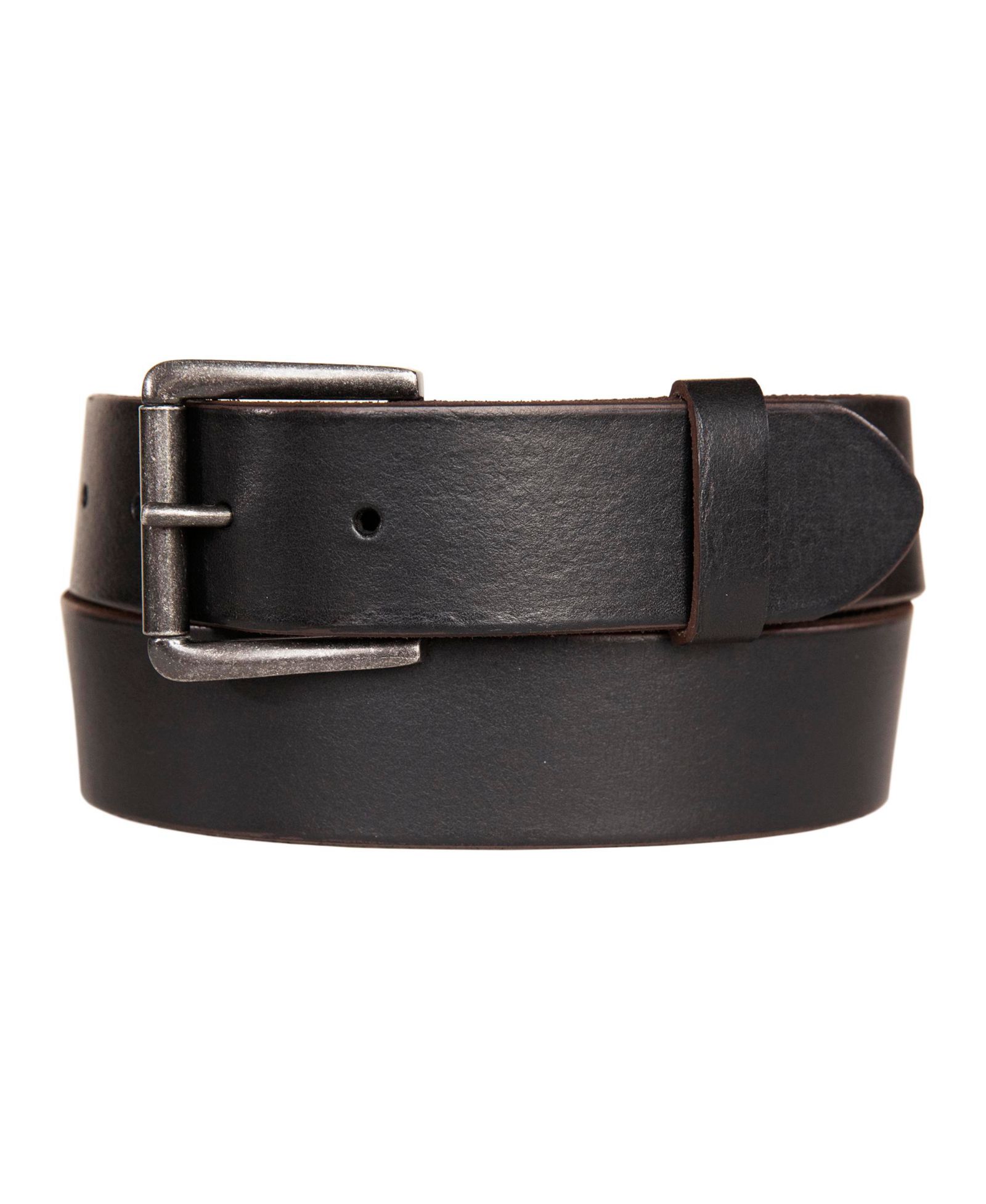 Мужской кожаный ремень Lucky Brand с пряжкой Roller Buckle