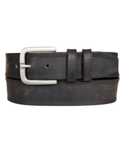 Мужской кожаный ремень Lucky Brand Triple Needle Stitched