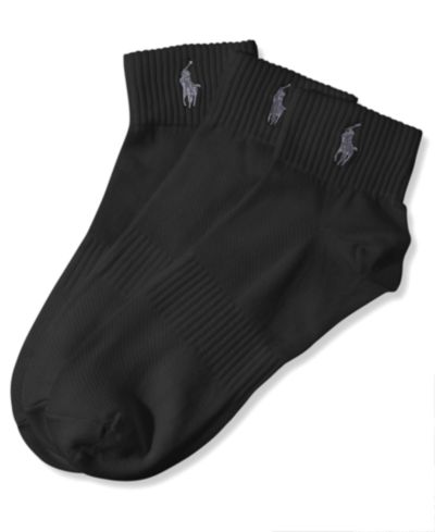 Polo Ralph Lauren Men's 3-Pk. Technical Quarter Socks