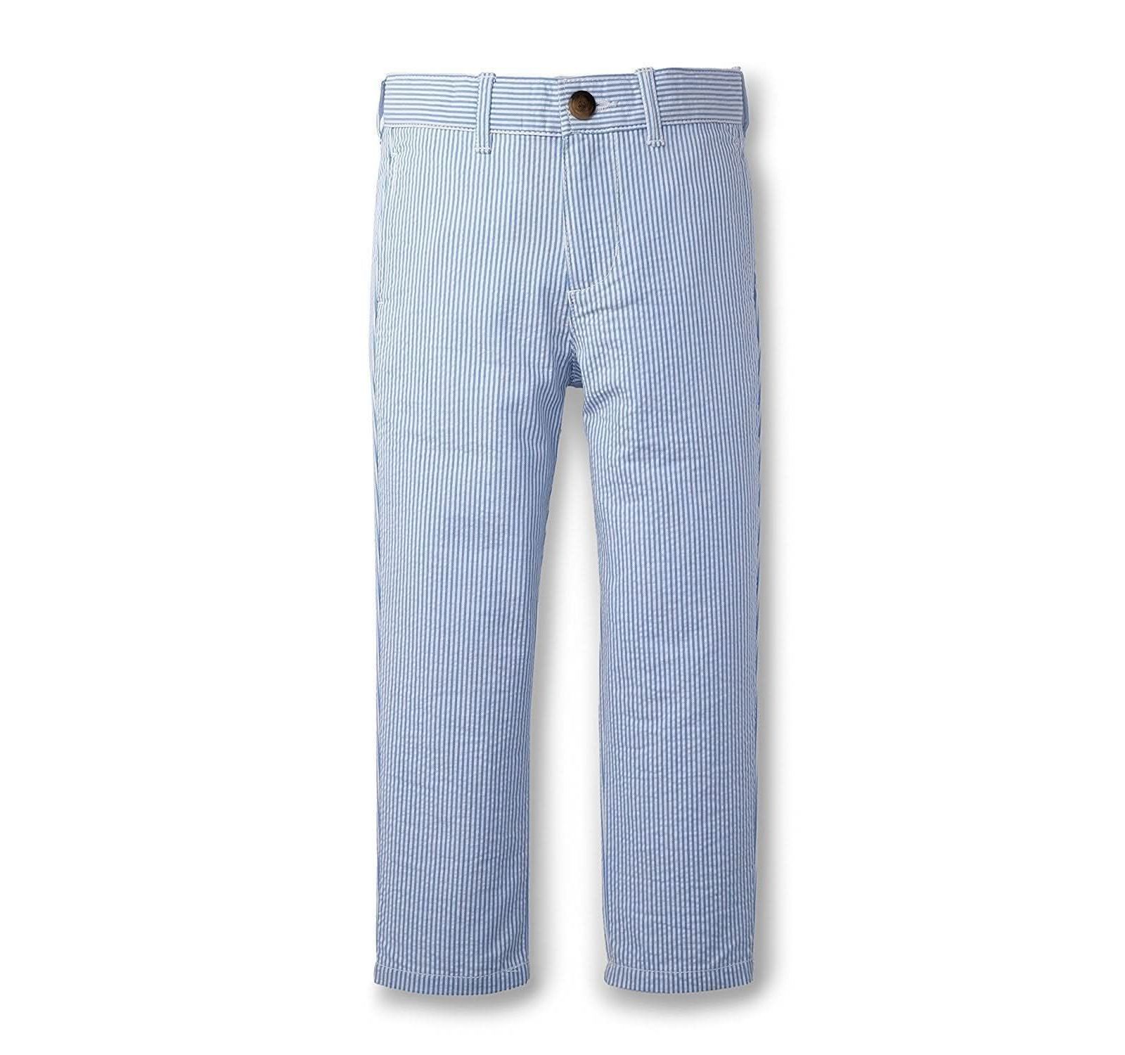 Hope & Henry Детские брюки из хлопка Seersucker Suit Pant