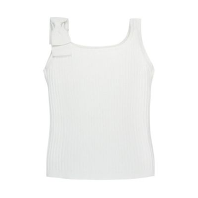 Hope & Henry Hope and Henry Girls' Sleeveless Sweater Tank with Bow