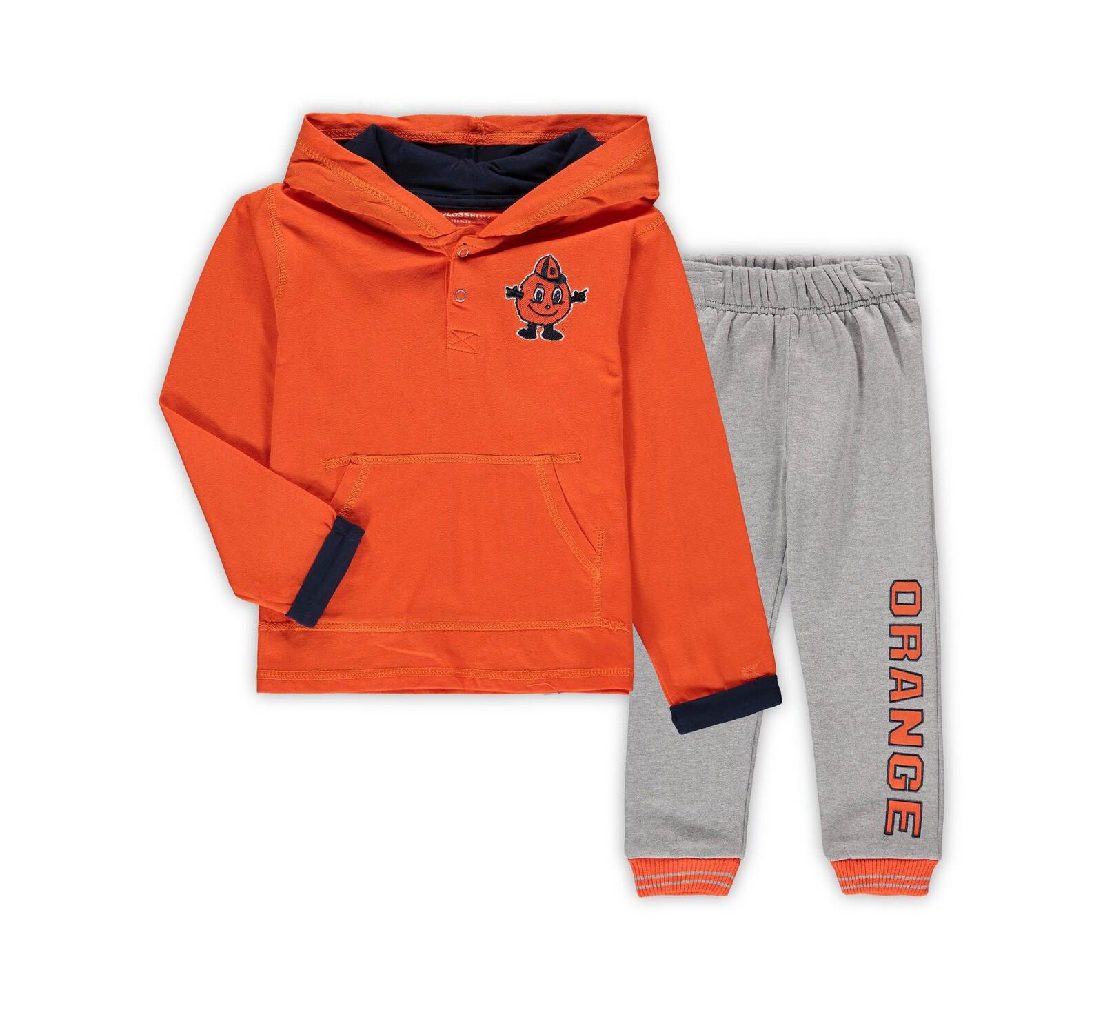 Детский комплект Colosseum: худи и спортивные штаны, оранжевый Syracuse Orange Poppies