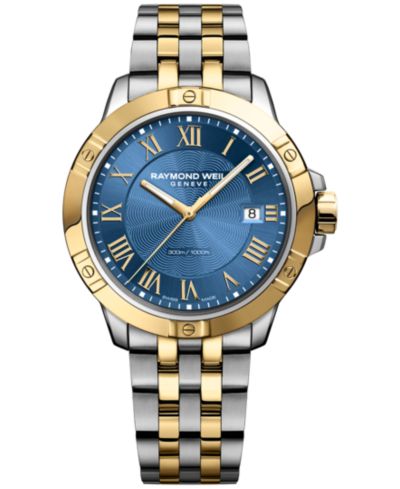 Raymond Weil Мужские швейцарские часы Tango Classic Two-Tone Stainless Steel Bracelet 41mm