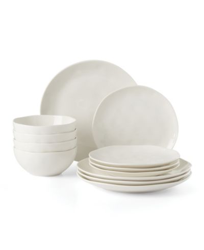 Lenox Bay Colors Solid 12 Pc. Dinnerware Set, Service for 4