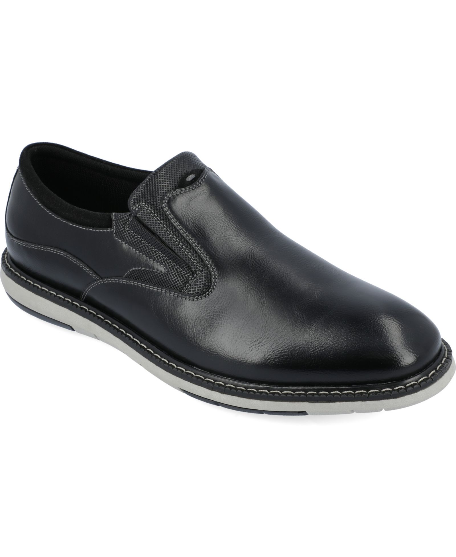 Vance Co. Мужские лоферы Willis Tru Comfort Foam Slip-On с круглым носом