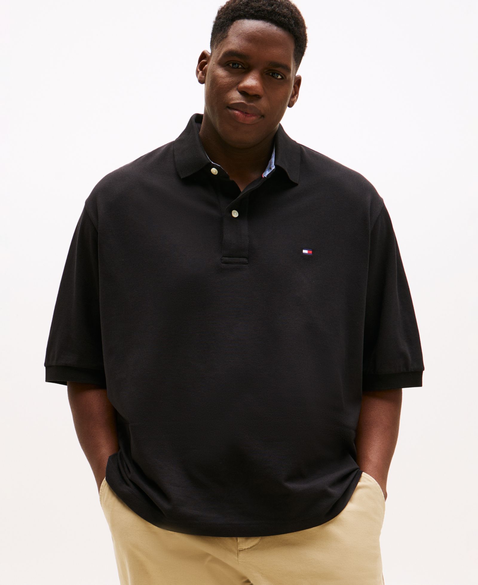 Tommy Hilfiger Men's Big & Tall Classic-Fit Ivy Polo