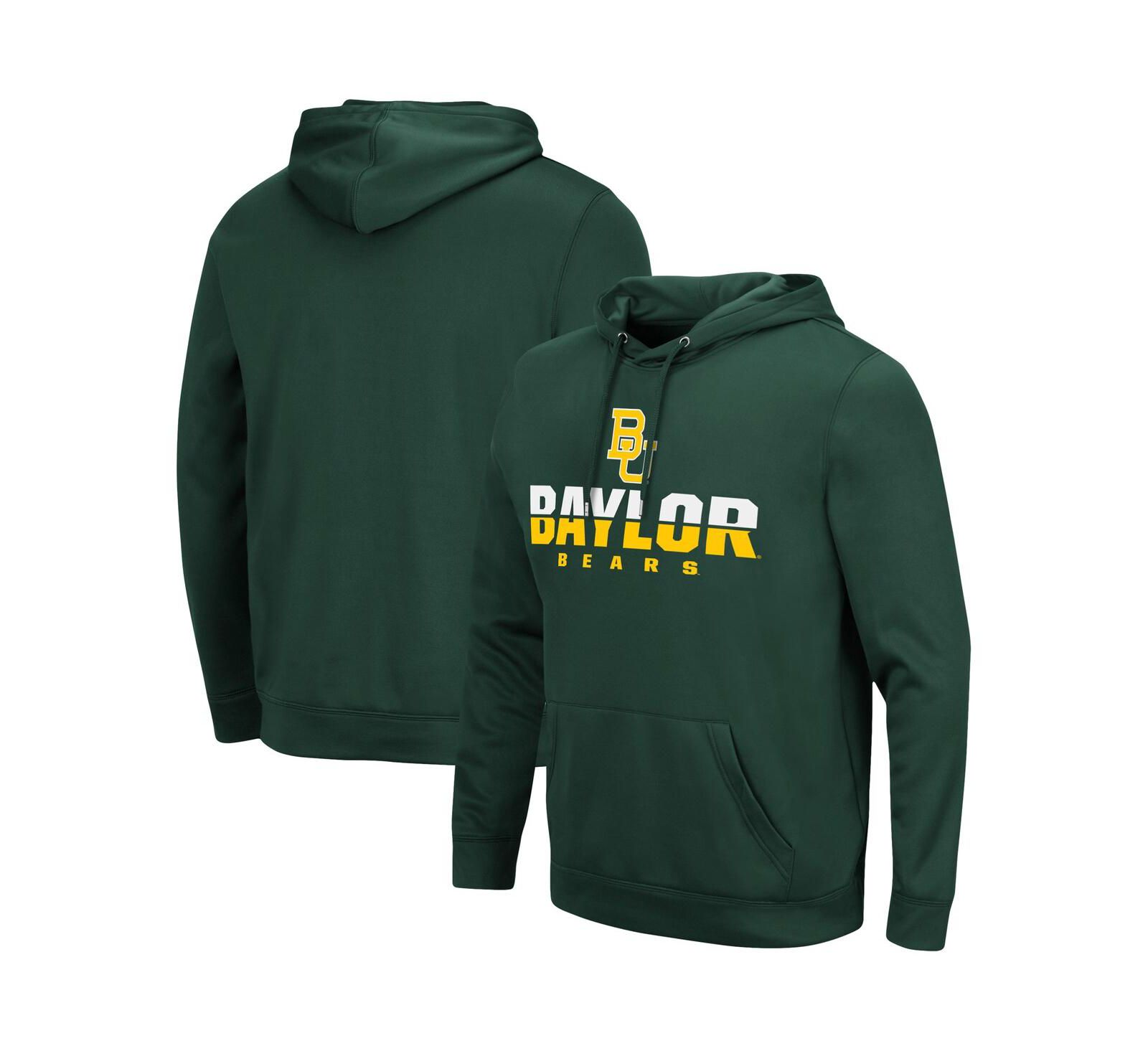 Мужское худи Colosseum Green Baylor Bears Lantern Pullover
