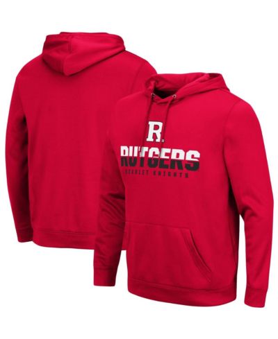 Мужское худи Colosseum Scarlet Rutgers Scarlet Knights Lantern Pullover