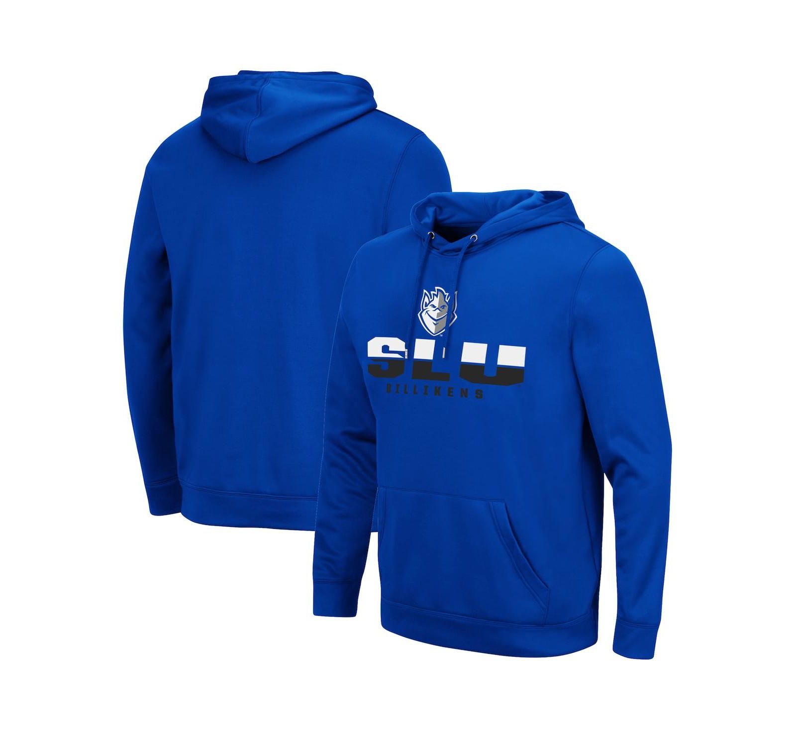 Мужское худи Colosseum Blue Saint Louis Billikens Lantern Pullover