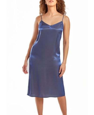 iCollection Skyler Plus Size Irredesant Satin платье