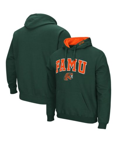 Men's Colosseum Green Florida A&M Rattlers Isle Pullover Hoodie