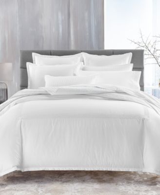 Hotel Collection Chain Links Embroidery 100% Pima Cotton Duvet Cover Set, Full/Queen, Exclusively at Macy’s
