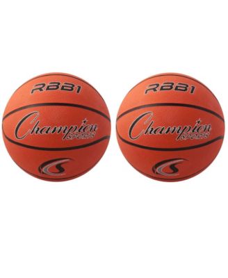 Баскетбольный резиновый мяч Champion Sports официального размера, набор из 2 шт