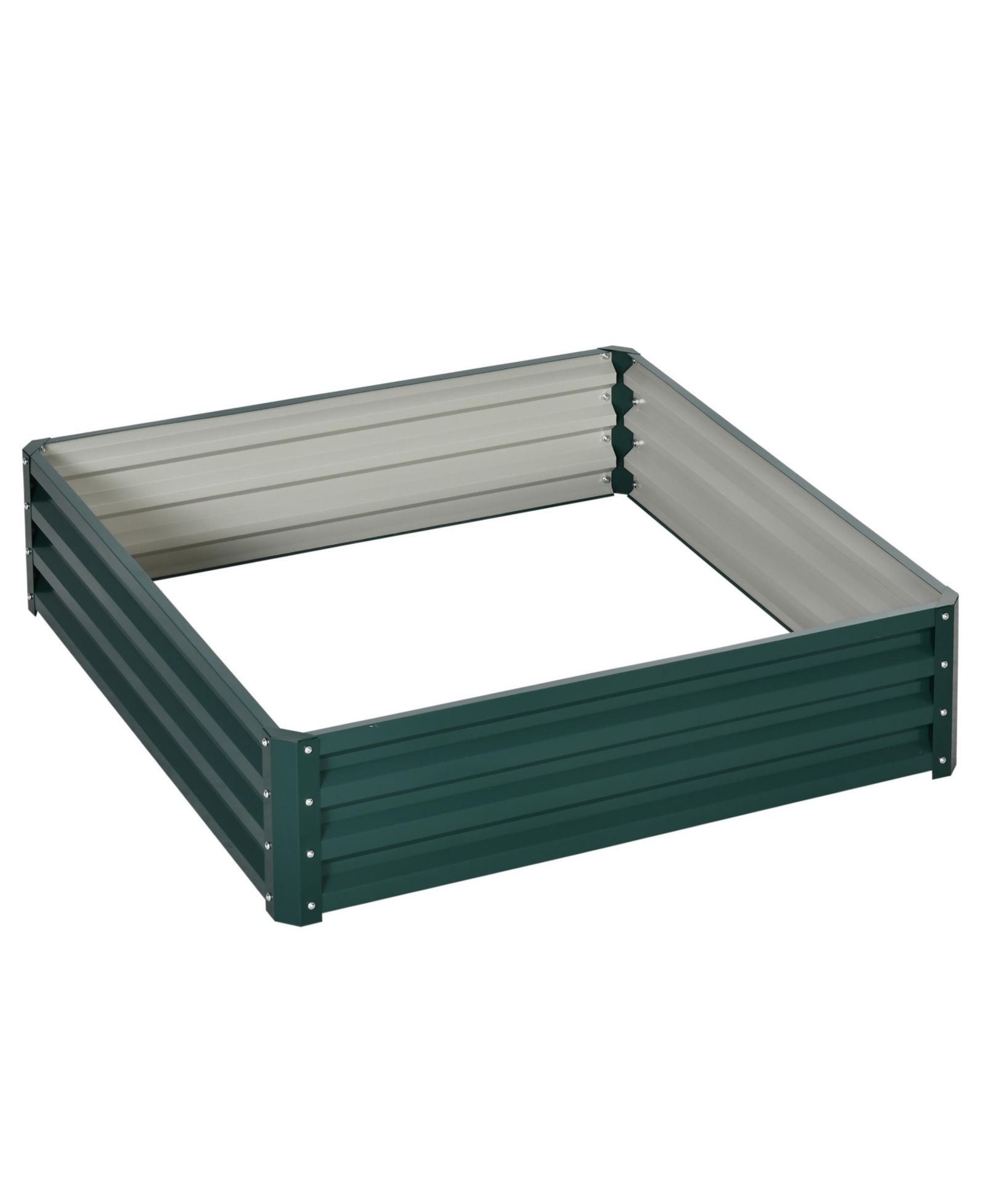 Стальной каркас приподнятой грядки Outsunny 4' x 4' для сада
