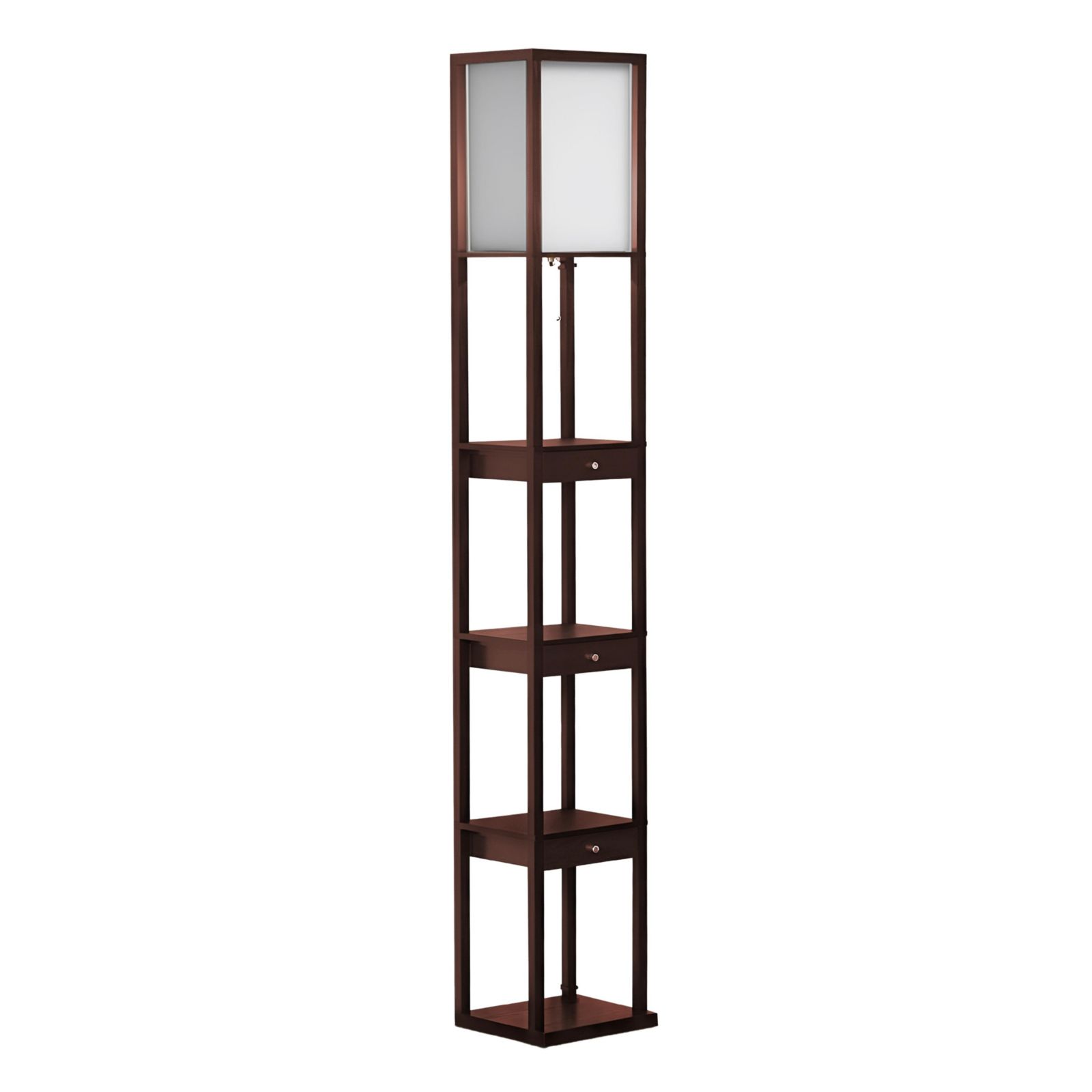 Напольный светильник Maxwell Drawer 72" LED с абажуром-фонарем