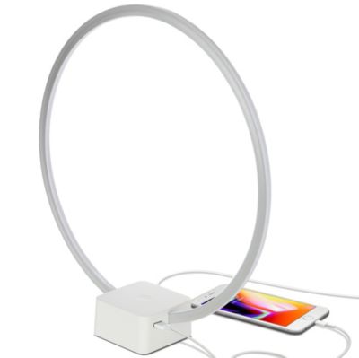 Brightech Современная настольная LED лампа с USB-портом, 15"
