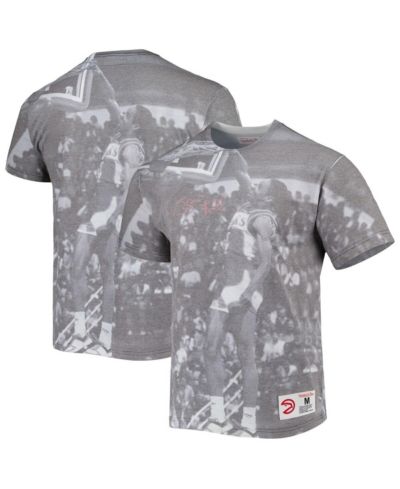Мужская футболка Mitchell & Ness Atlanta Hawks Gray