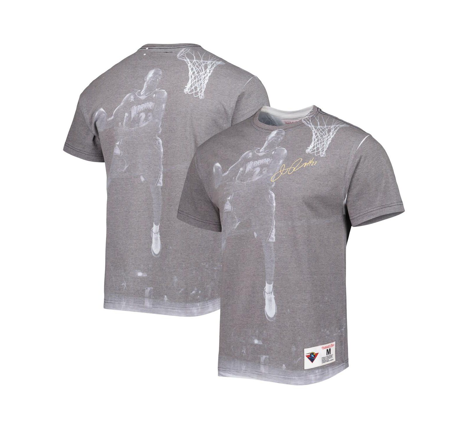 Men's Mitchell & Ness Jason Richardson Gray Golden State Warriors Above The Rim Sublimated T-shirt