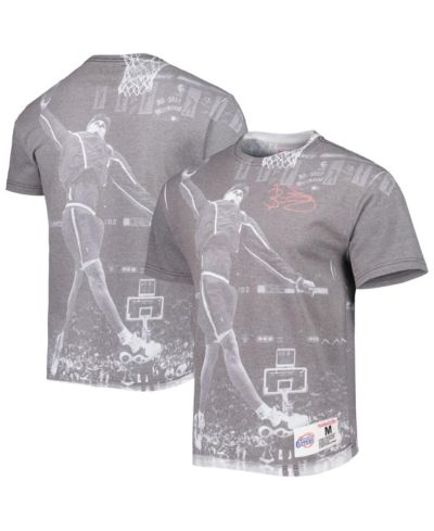 Мужская футболка Mitchell & Ness Brent Barry Gray LA Clippers