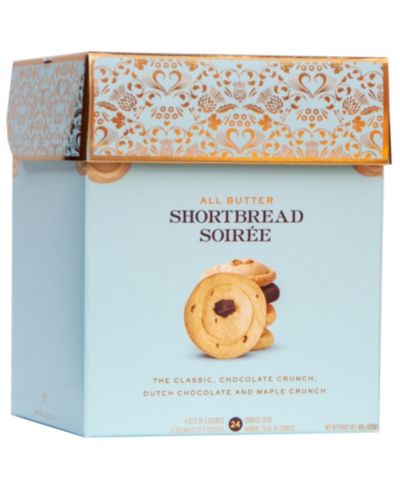Ассорти печенья Mary Macleod's Shortbread в большой синей подарочной коробке, 24 шт