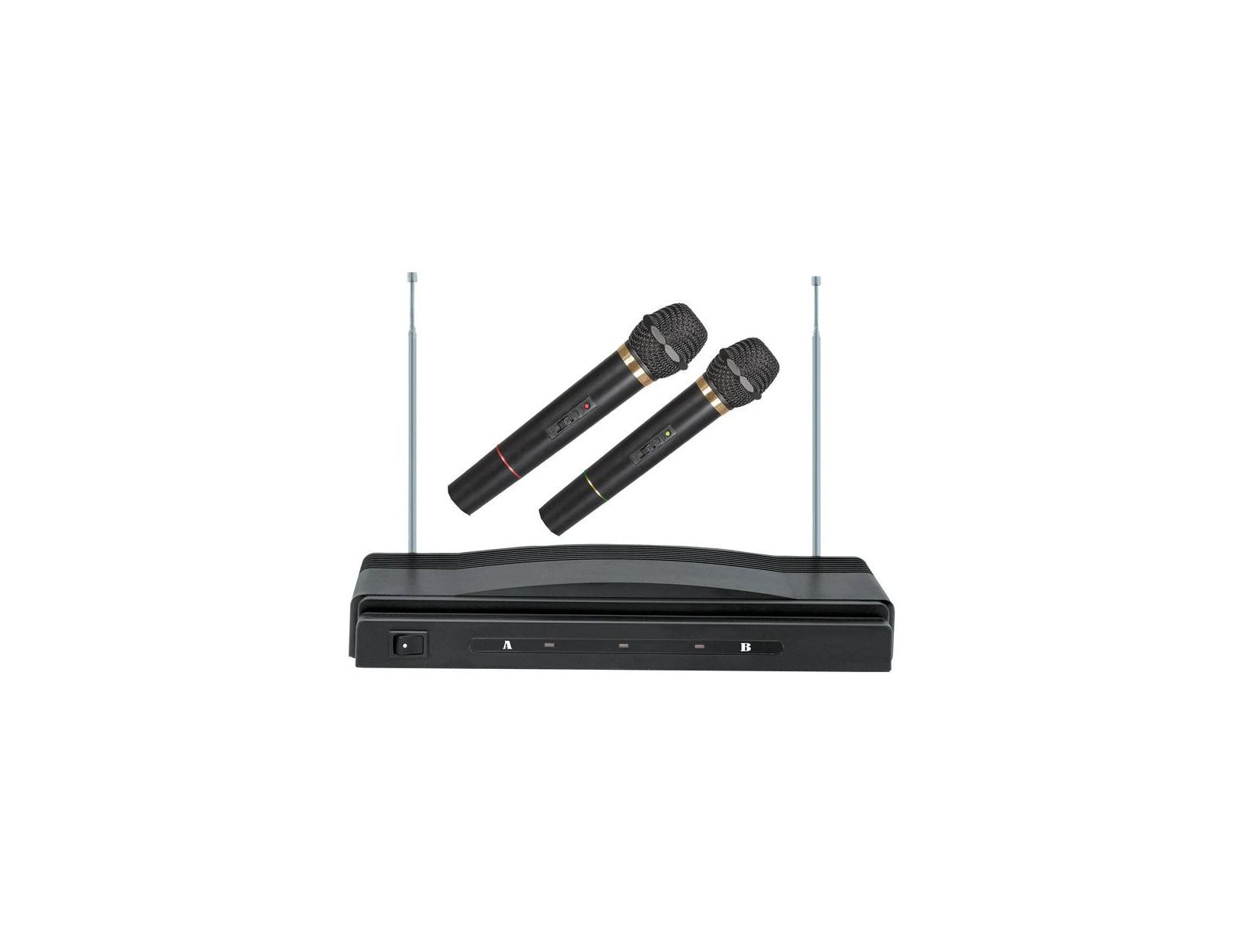 Supersonic Dual Wireless Microphone System