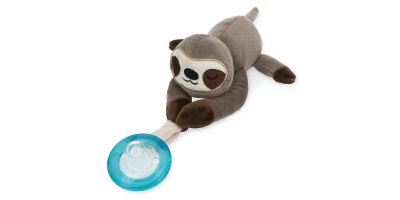 Детская пустышка NUBY с мягкой игрушкой-ленивцем