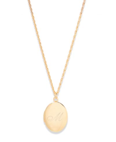 14K Gold Plated- M