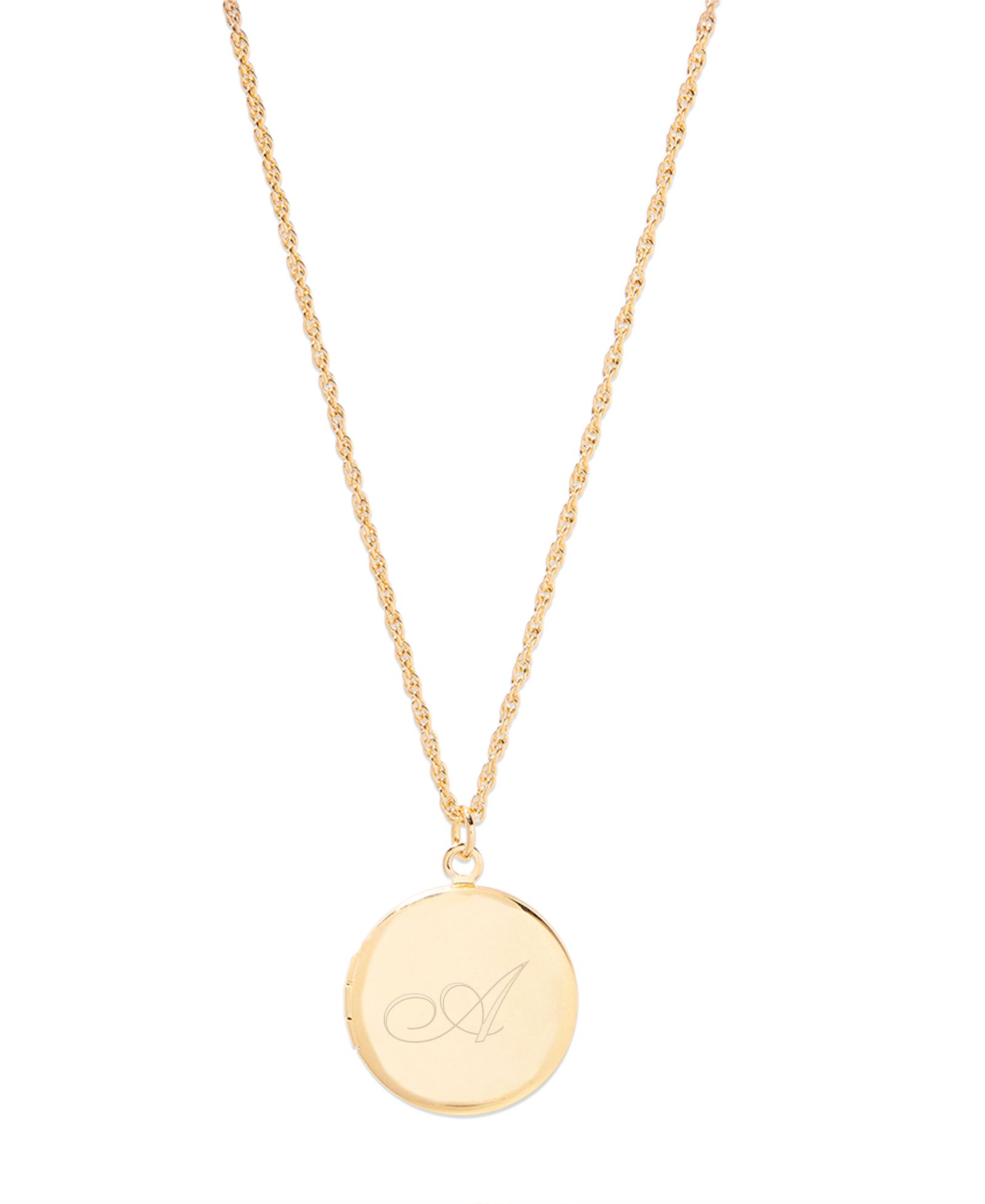 brook & york Isla Initial Locket Necklace