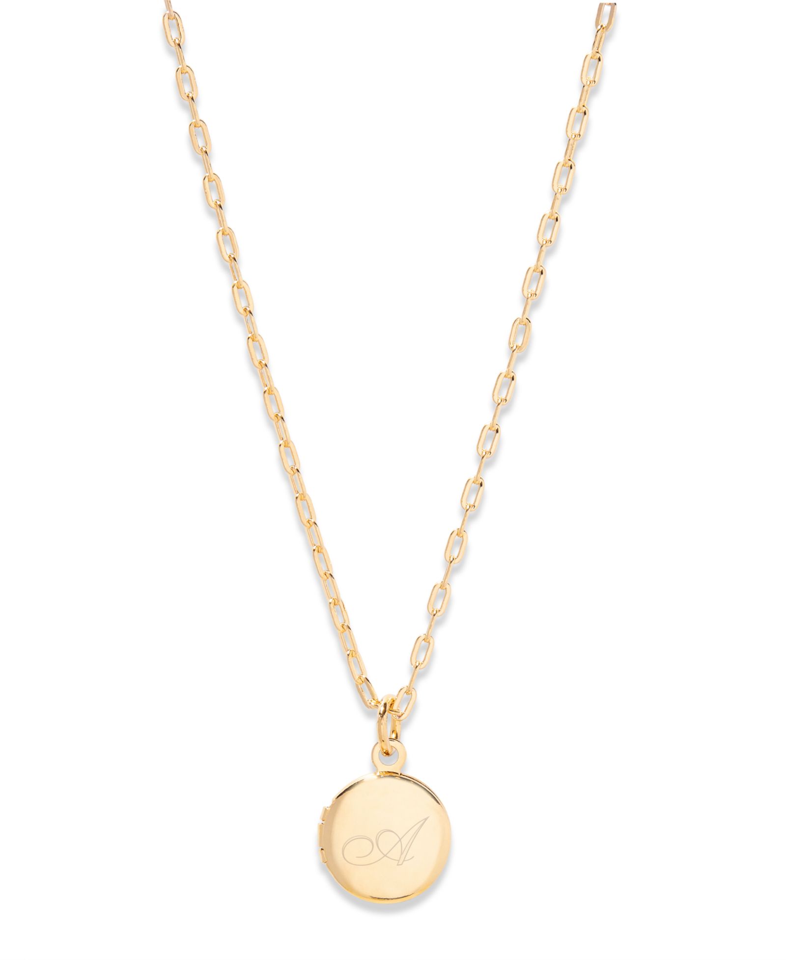 Кулон-медальон brook & york Isla Initial Petite