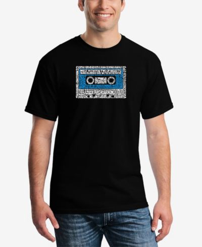 LA Pop Art Мужская футболка с принтом 80s One Hit Wonders Short Sleeve
